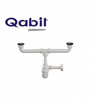 Qabil Double Bottle Trap (PVC)